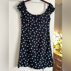 A&F Linen Blend Mini Dress